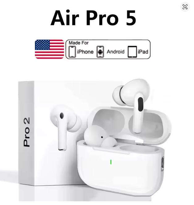 2025 Air Pro True Wireless Earphones  Noise Canceling, Long Battery & Crystal Sound