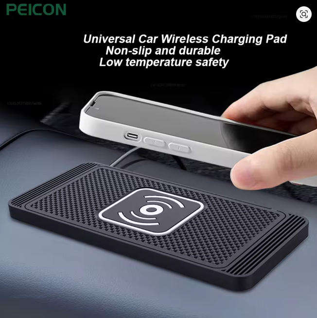Fast Wireless Car & Desk Charger  Compatible with iPhone 15/14 Pro Max, Samsung S23, Xiaomi & Huawe