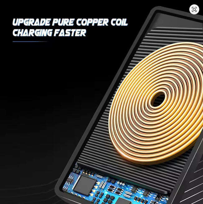 Fast Wireless Car & Desk Charger  Compatible with iPhone 15/14 Pro Max, Samsung S23, Xiaomi & Huawe