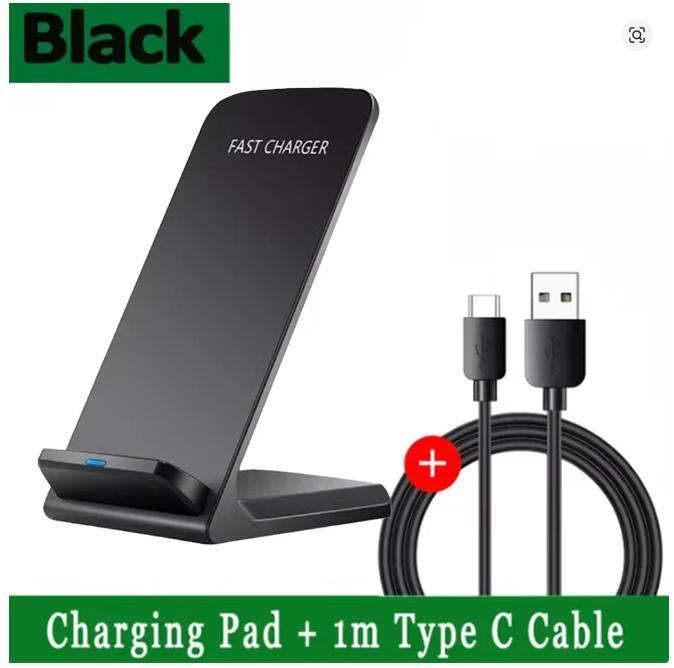 100W Fast Wireless Charging Stand  For iPhone, Samsung & Xiaomi Devices