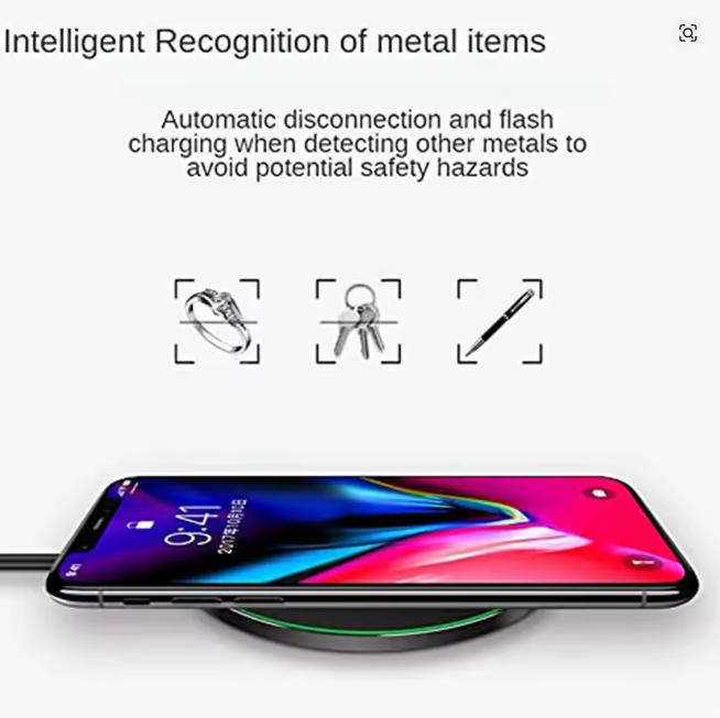 100W Fast Wireless Charger Pad  For iPhone, Samsung, Xiaomi & More