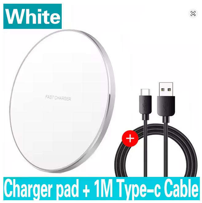 100W Fast Wireless Charger Pad  For iPhone, Samsung, Xiaomi & More