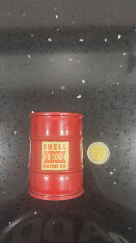 Vintage Shell X-100 Motor Oil Can (Collectors Item)