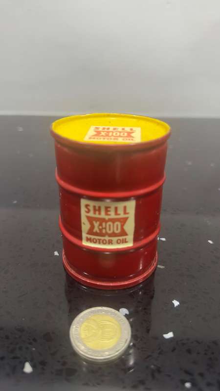 Vintage Shell X-100 Motor Oil Can (Collectors Item)