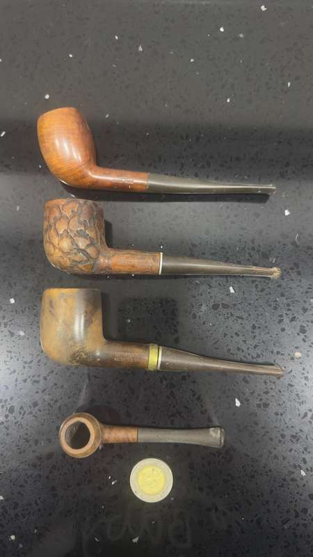 4 x Briar Pipes (Dr. Macnab)