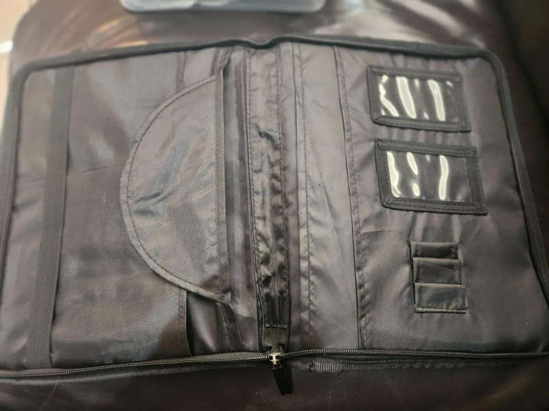 Harley Davidson Owners group folder with patch and pin