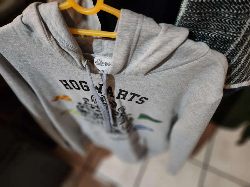 Hogwarts Harry Potter grey hoodie size L