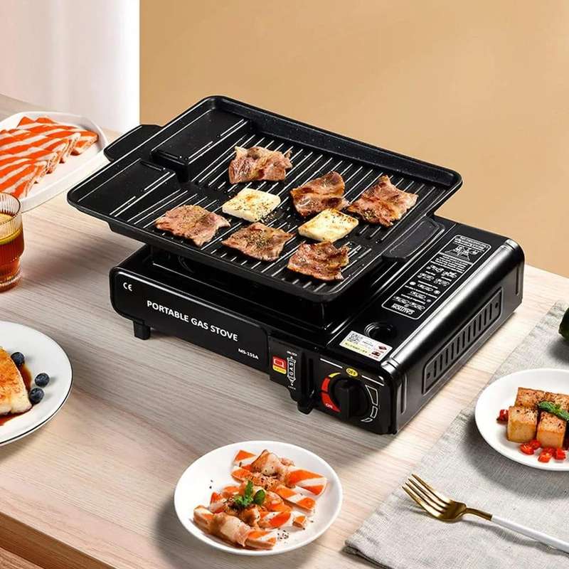 Combo Portable Gas Stove + Butane Gas