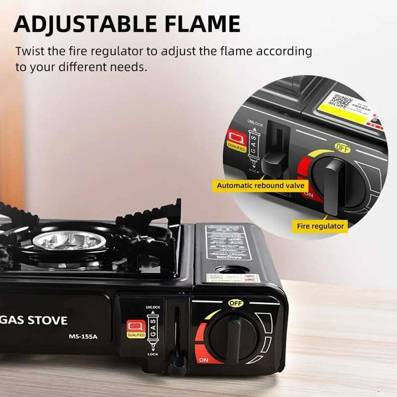 Combo Portable Gas Stove + Butane Gas