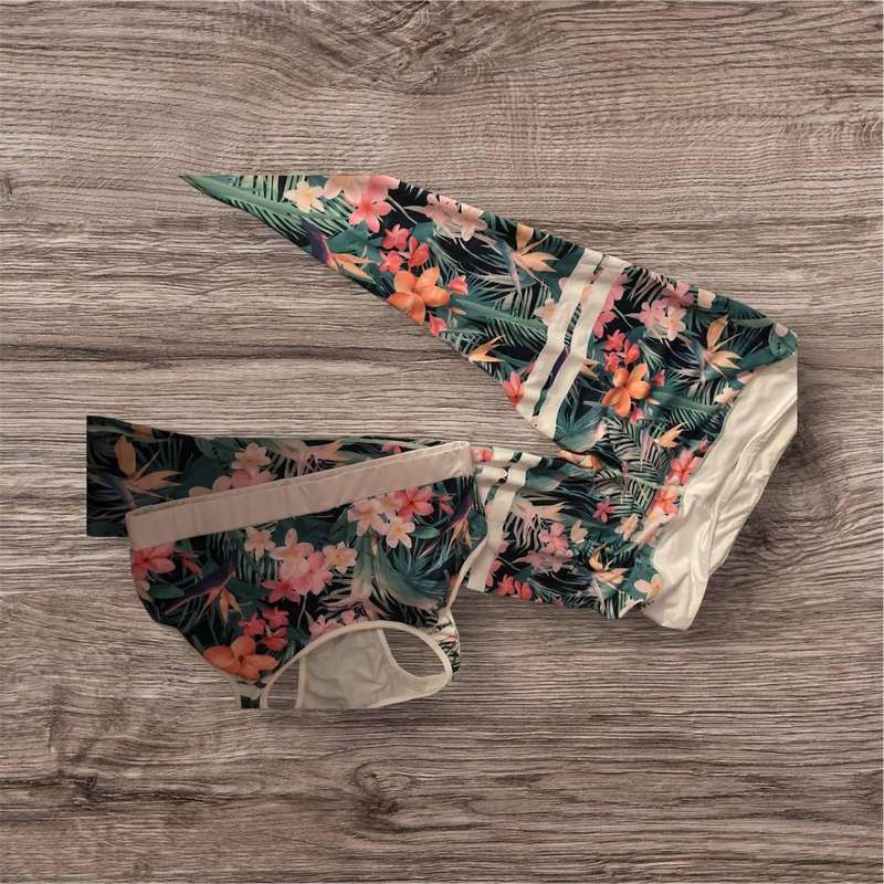 Floral top and bottom legging