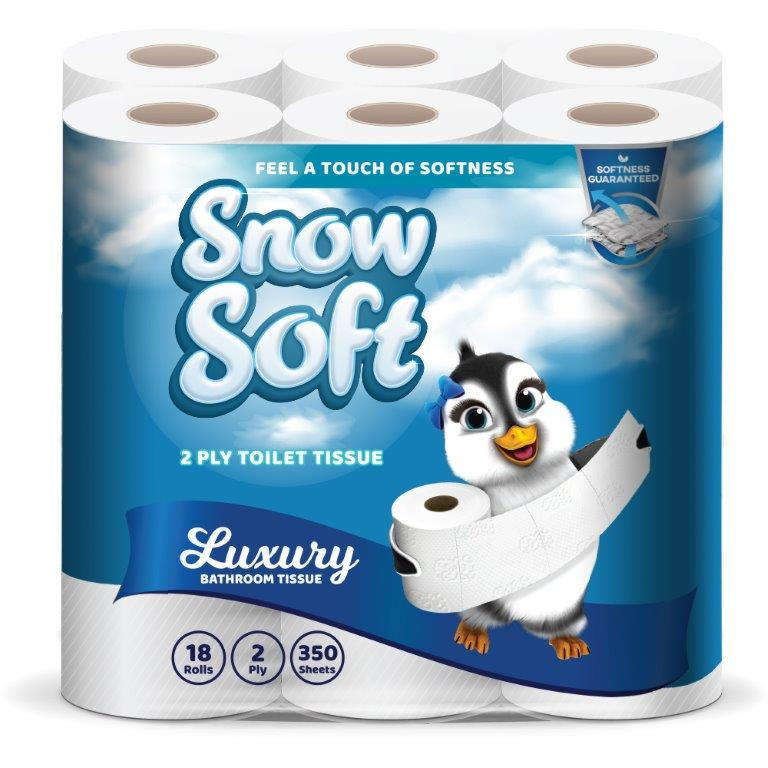 Snowsoft 2 Ply Toilet Paper 18 Pack