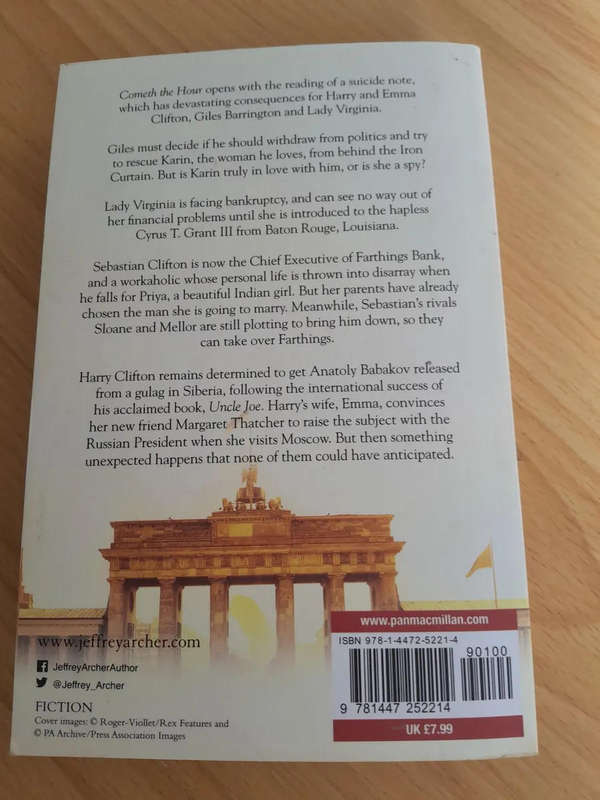 Jeffrey Archer  COMETH THE HOUR