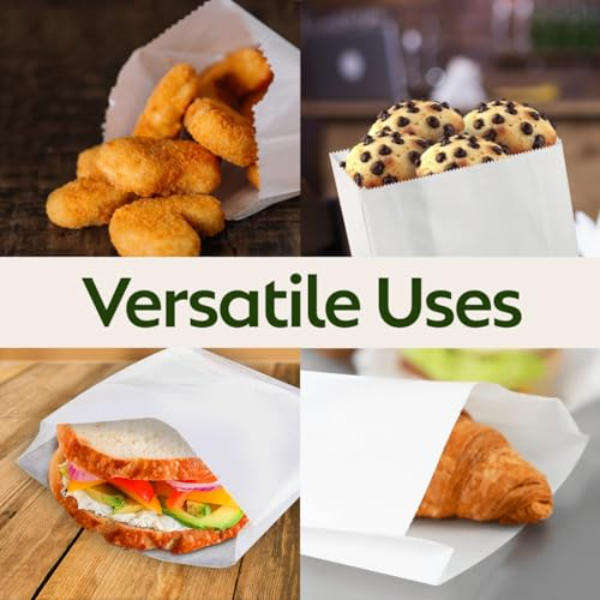 Grease Proof Paper Bags NO 1  - 100 Pack