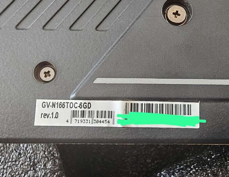 Gigabyte GeForce GTX 1660 Ti OC 6G GDDR6