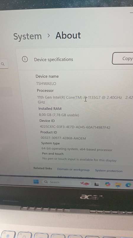 Acer aspire 5