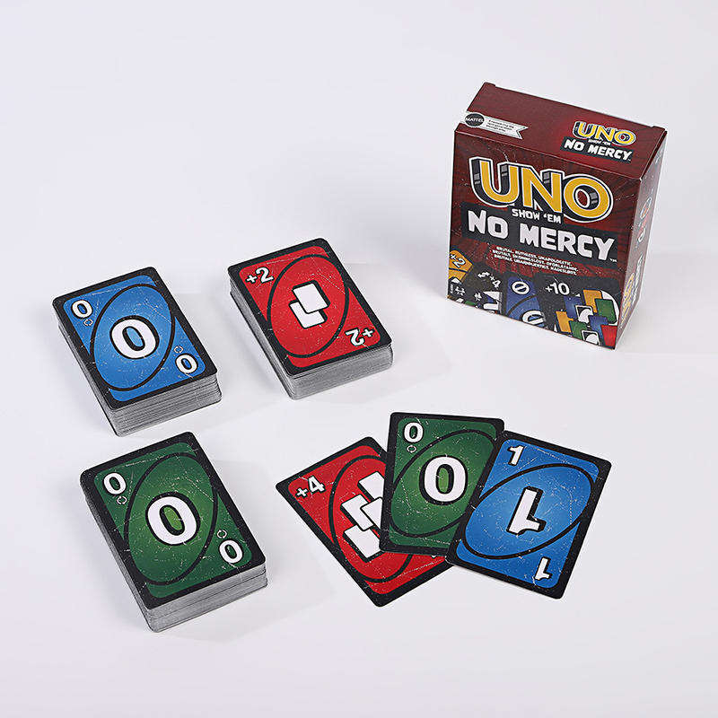 Uno Show 'Em No Mercy Card Game - Brown