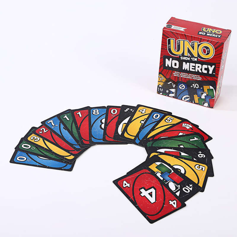 Uno Show 'Em No Mercy Card Game For Kids, Adults and Family Night