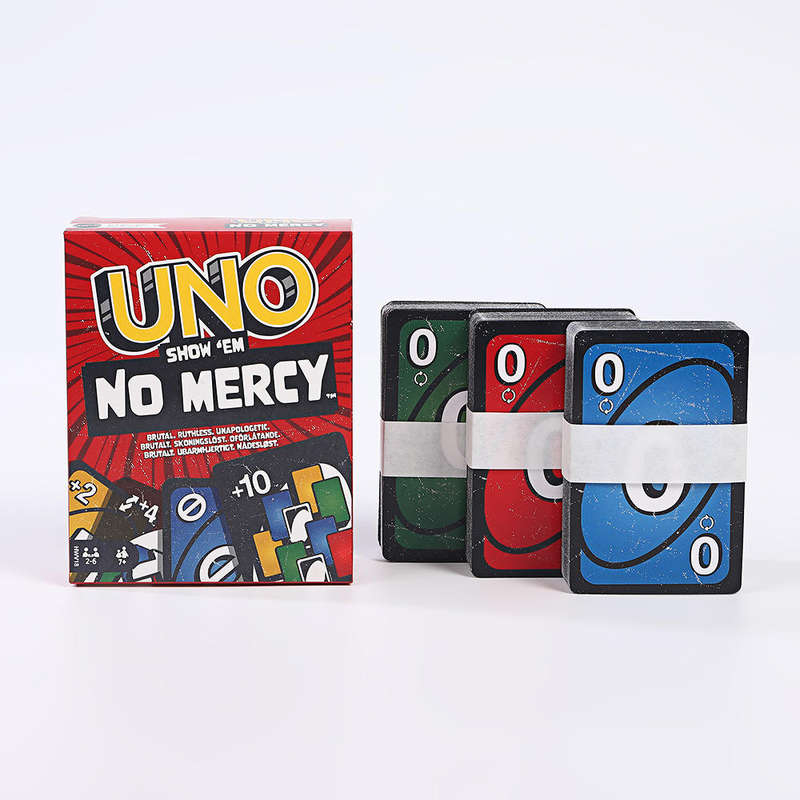 Uno Show 'Em No Mercy Card Game For Kids, Adults and Family Night