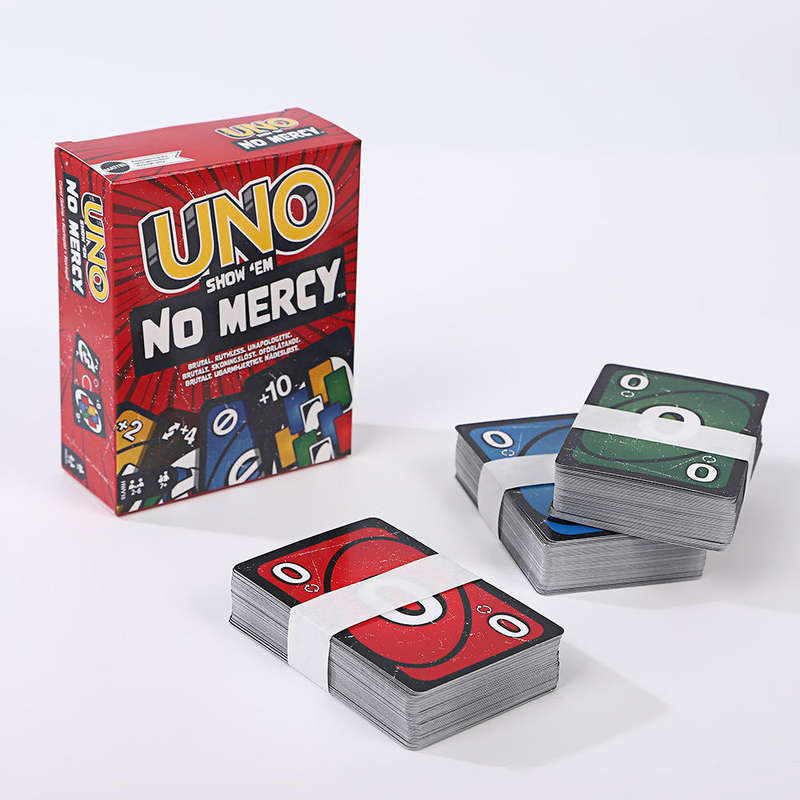 Uno Show 'Em No Mercy Card Game For Kids, Adults and Family Night