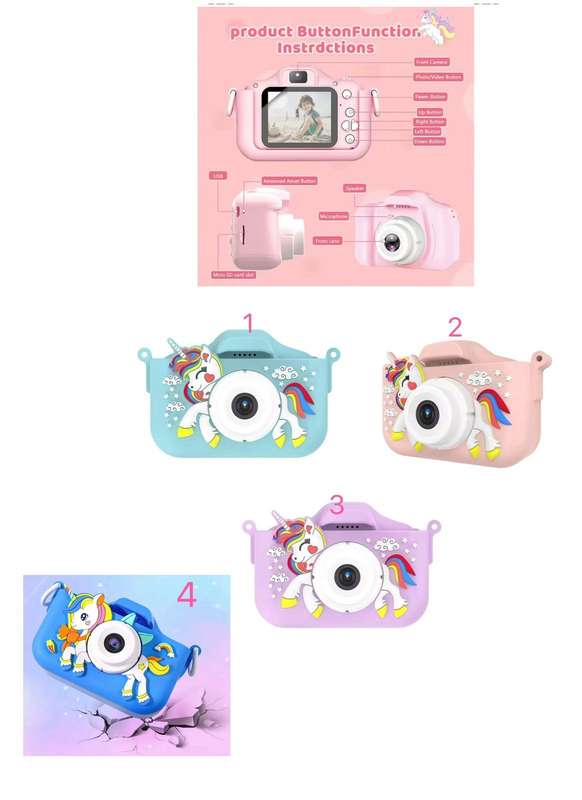 JUNIOR TRANDING / NEW KIDDIES UNICORN CAMERA