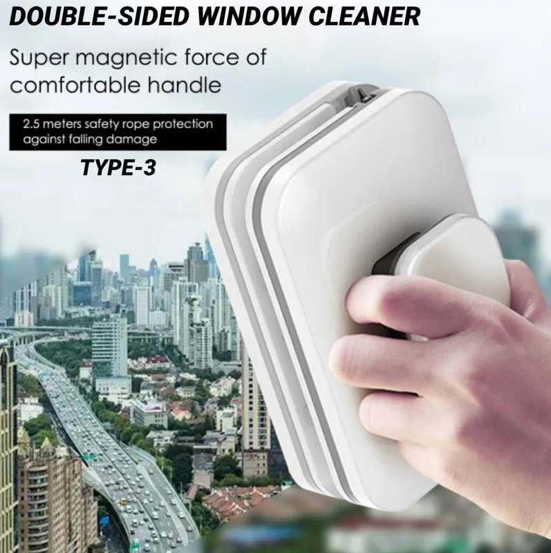 JUNIOR TRANDING / NEW DOUBLE SIDED WINDOW CLEANER