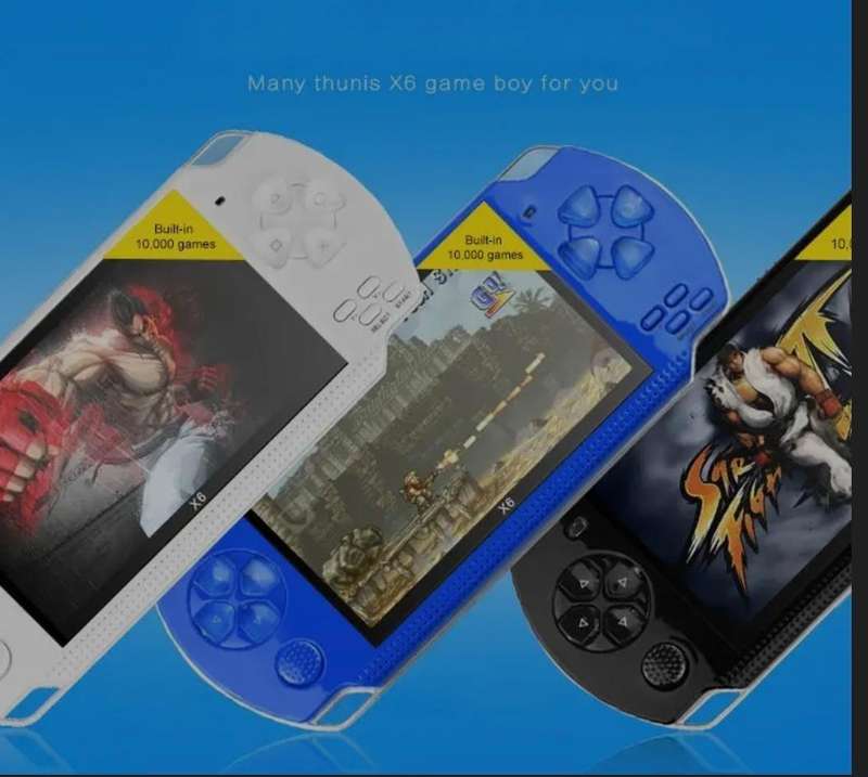 JUNIOR TRANDING /NEW X6 PORTABLE GAME CONSOLE