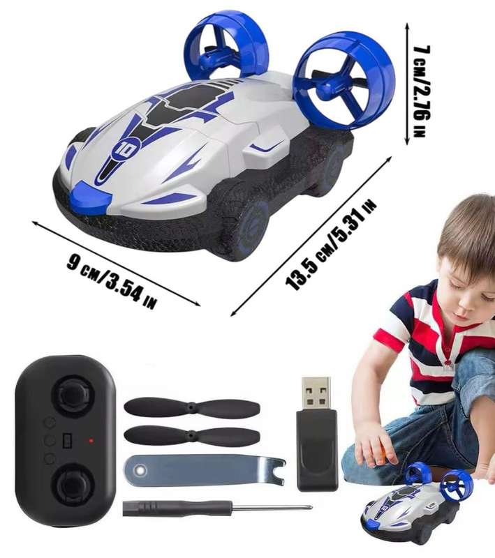 JUNIOR TRANDING / NEW 2 IN 1 CAR/BOAT  REMOTE CONTROLLED