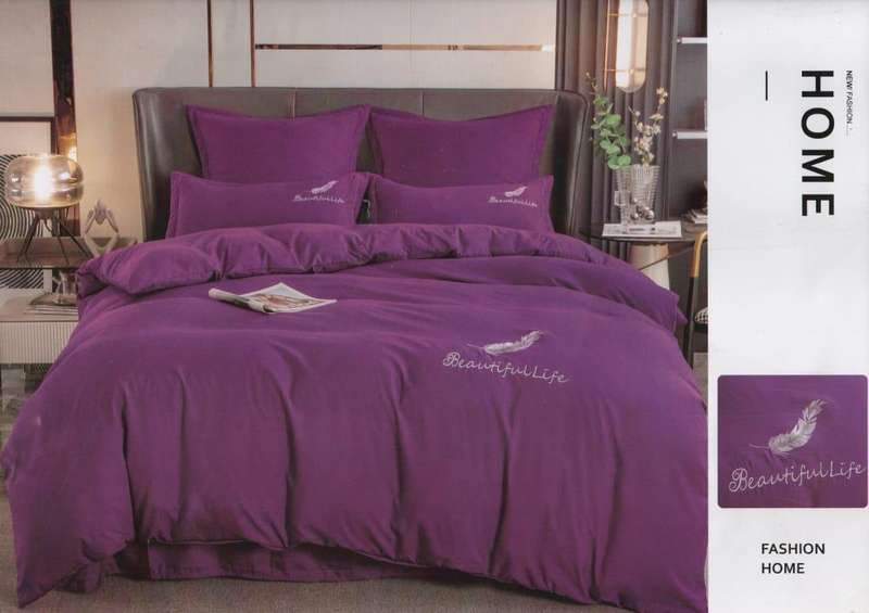 JUNIOR TRANDING/ NEW 6 PIECE EMBROIDERY DUVET COVER SET