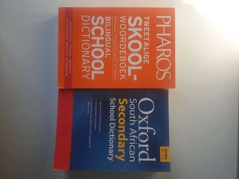 English and Afrikaans Dictionary School Bundle