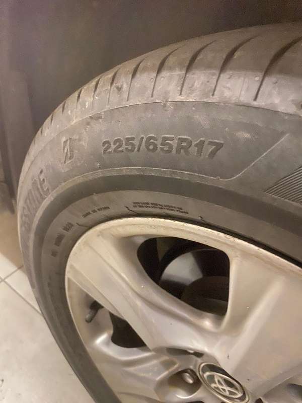 Toyota rav 4 tyres