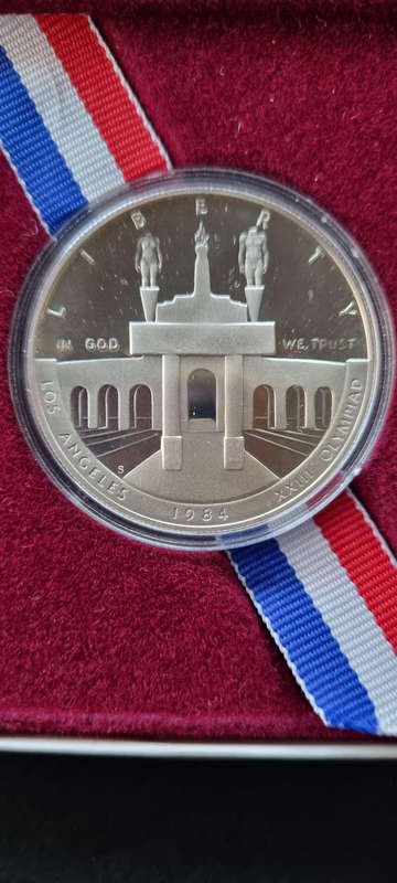 1984 United States Olympic Silver Proof Coin