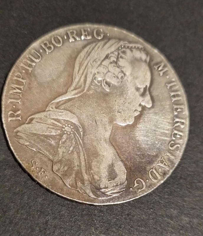 1780 Maria Theresa Thaler  Silver Coin (Restrike, S.F.)
