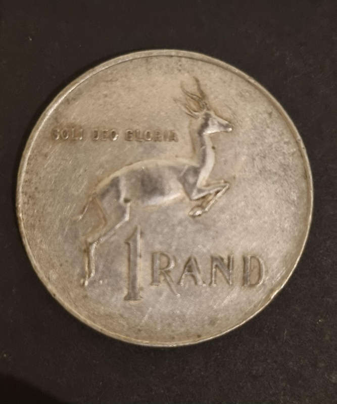 1966 SUID-AFRIKA Afrikaans - R1 Coin