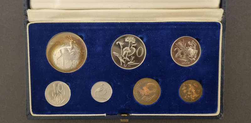  Rare 1968 South Africa Proof Coin Set in Original Case  Collectors Item!