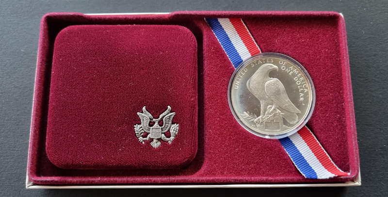 1984 United States Olympic Silver Proof Coin