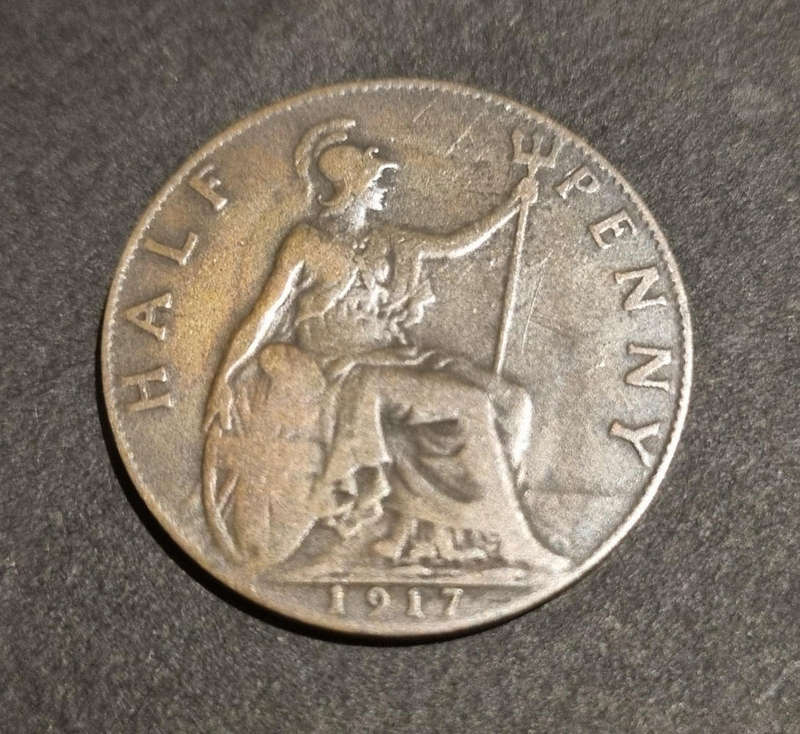 1917 Half Penny