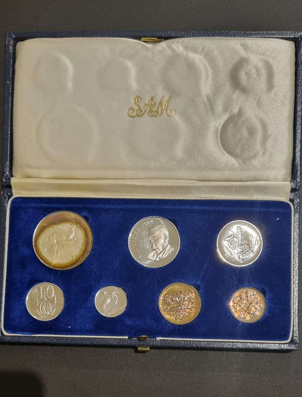 1968 South African short proof set