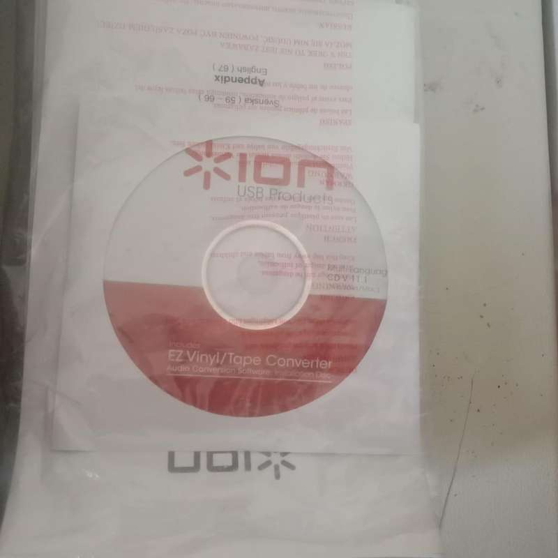ION Classic LP Conversion Turntable - Software and Vinyl Records Included