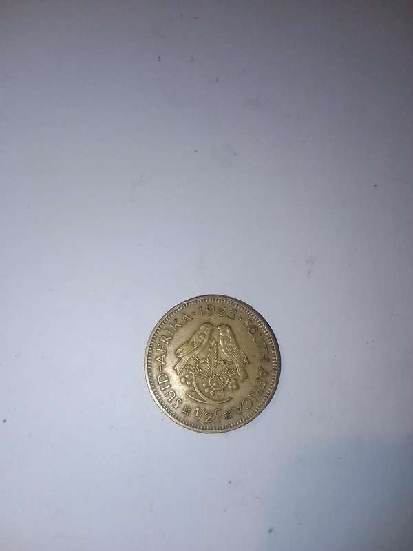 1/2 1963 South Africa Coin