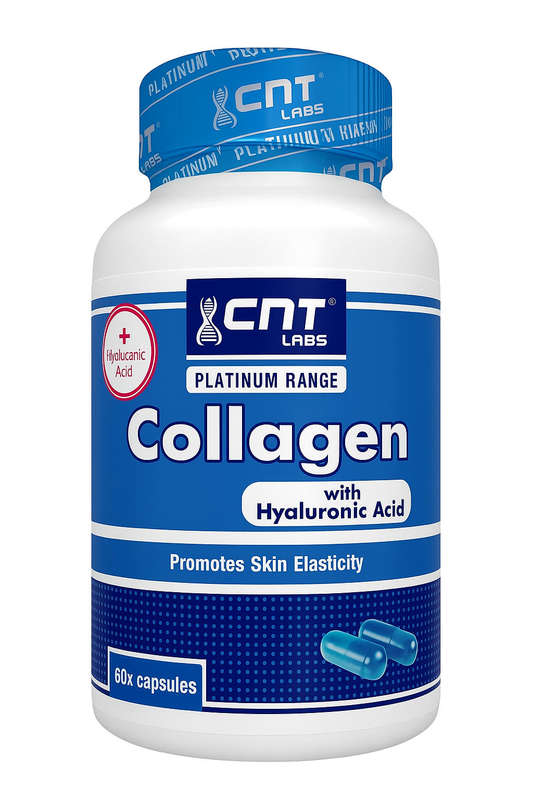 CNT Collagen with Hyaluronic Acid  60 Capsules | Promotes Skin Elasticity, Healthy Hair & Nails