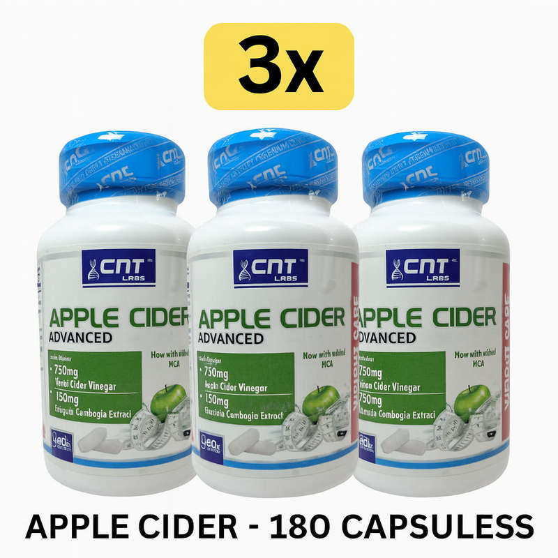 3 x CNT Apple Cider + Garcinia Bundle | 180 Caps | Weight Loss + Metabolism Support | Auction + Buy