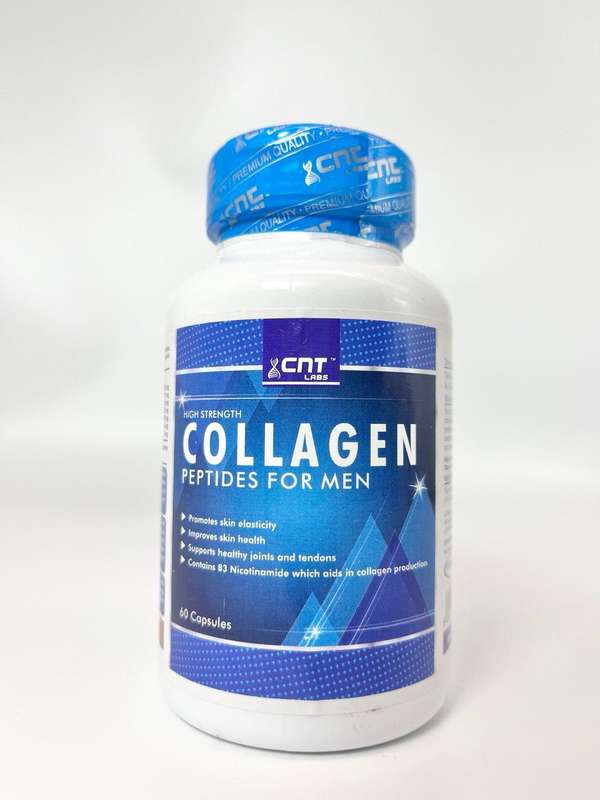 CNT Labs Collagen for Men Duo Pack  2 x 60 Capsules  High Strength Peptides for Skin, Hair, Joints
