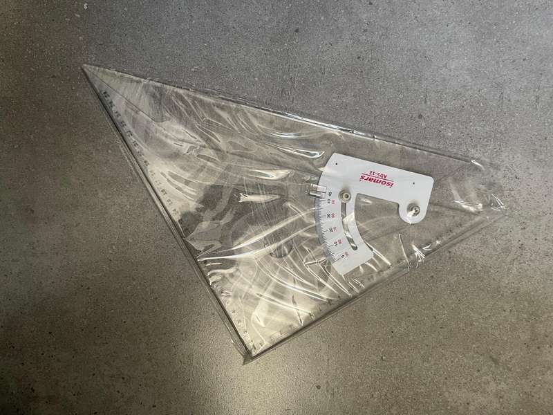 Isomers adjustable set square