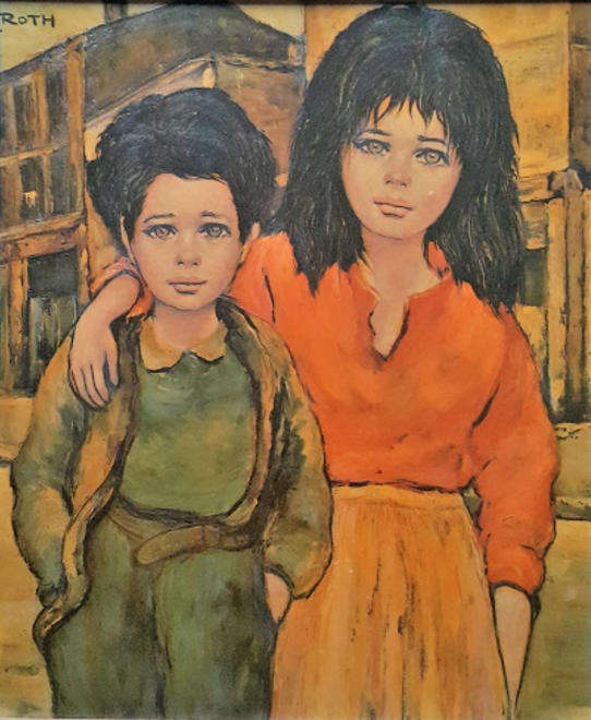 Reproduction Poster Etienne Roth - Brother and Sister