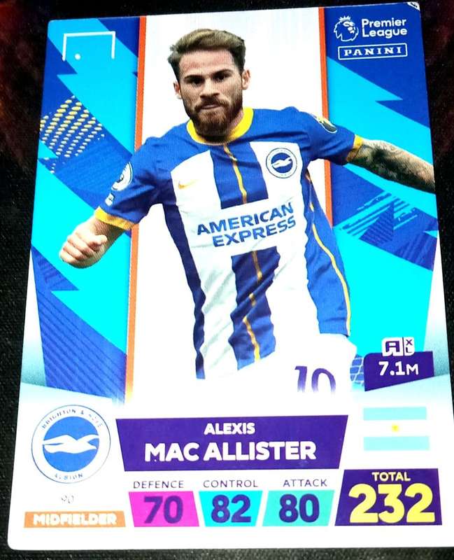 Alexis Macallister 22/23 - Brighton - Panini Adrenalyn XL Trading Card