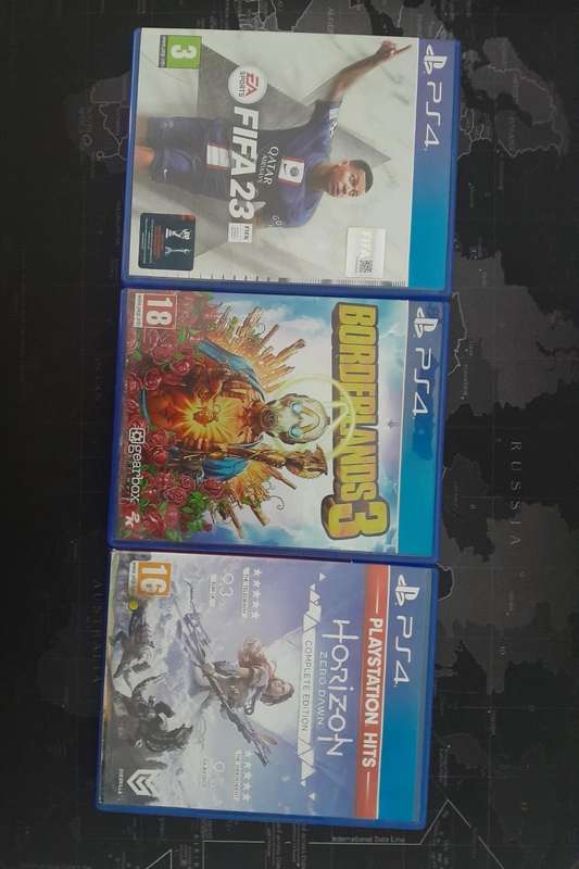 PS4 Games Bundle  Horizon Zero Dawn CE, Borderlands 3 & FIFA 23