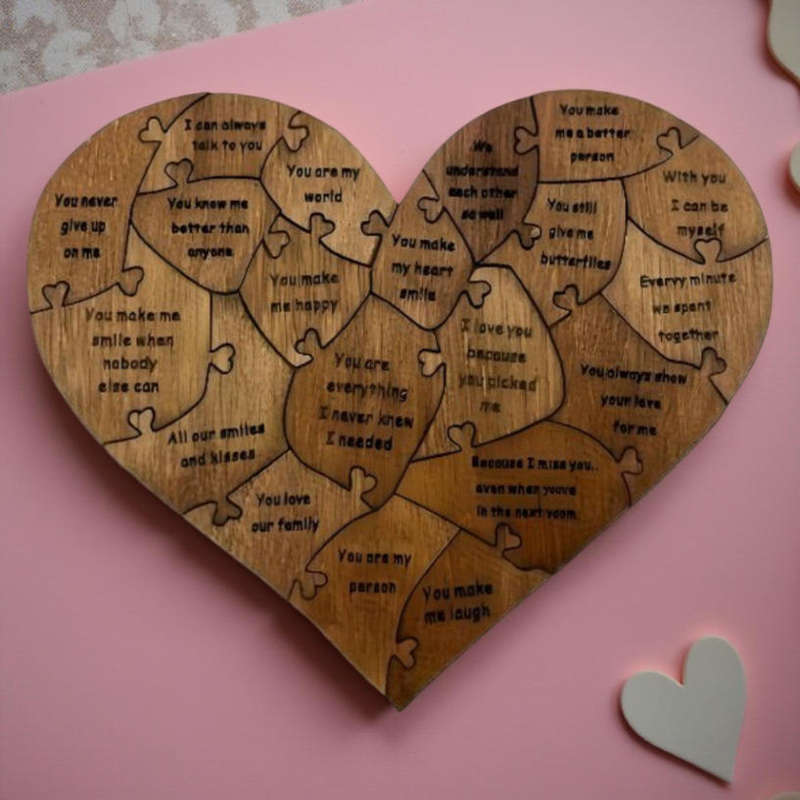 Reasons I Love You Wooden Puzzle