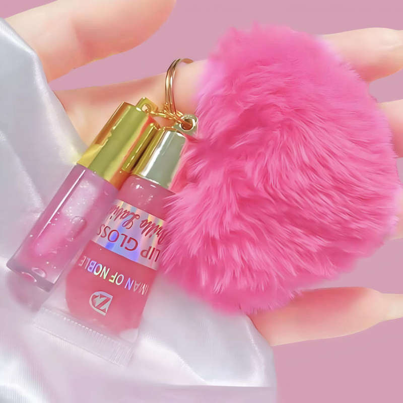 Heart Shaped Mini Lip Gloss Set