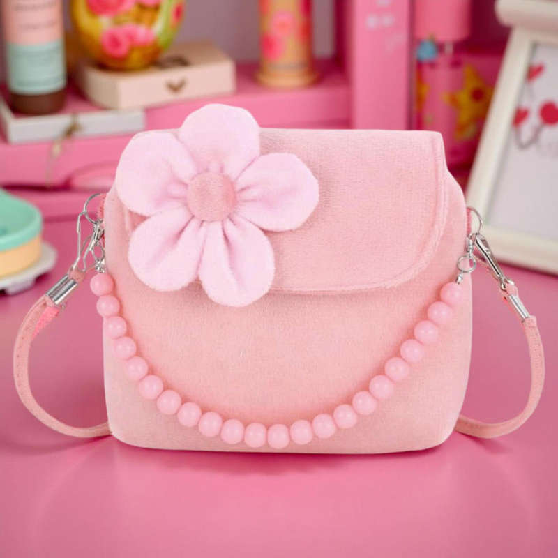 Girls Flower Handbag