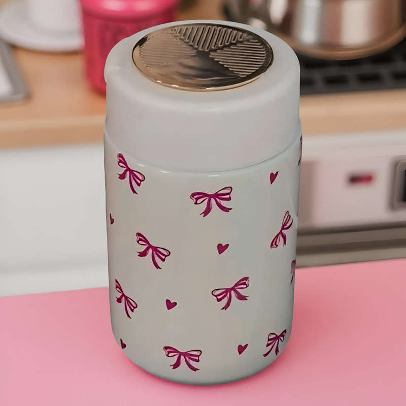 Mini Vacuum Flask - Beige